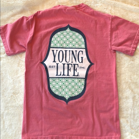 Comfort Colors Tops - Comfort Colors Young Life tshirt